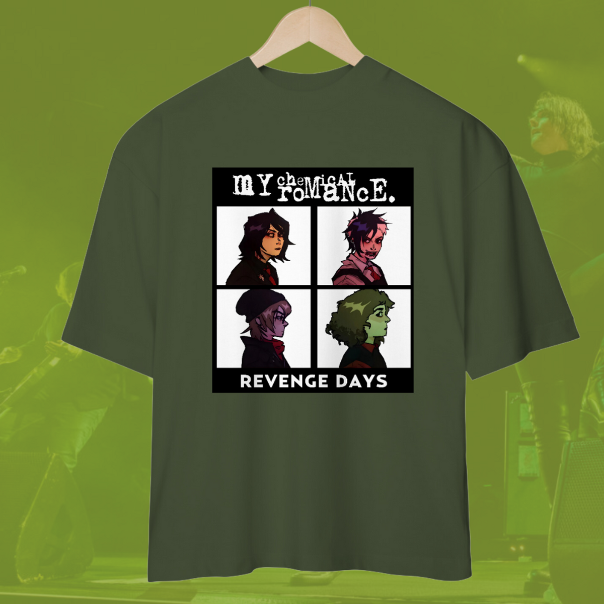 Nome do produto: Camiseta Oversized MCR - Revenge Days