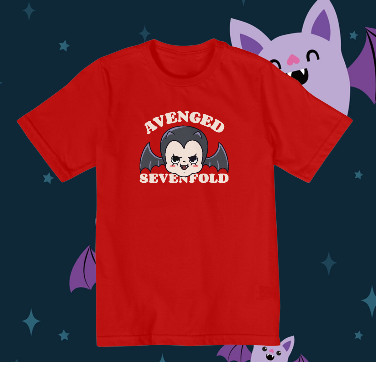 Nome do produto: Camiseta Infantil (2 - 8) Avenged Sevenfold