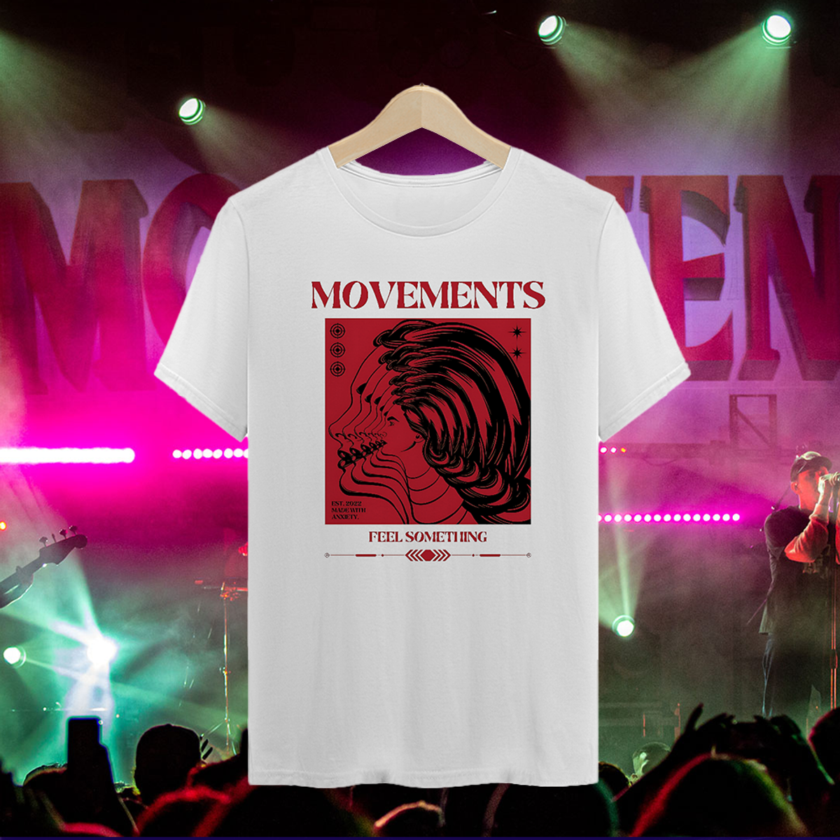 Nome do produto: Camiseta Movements - Feel something B