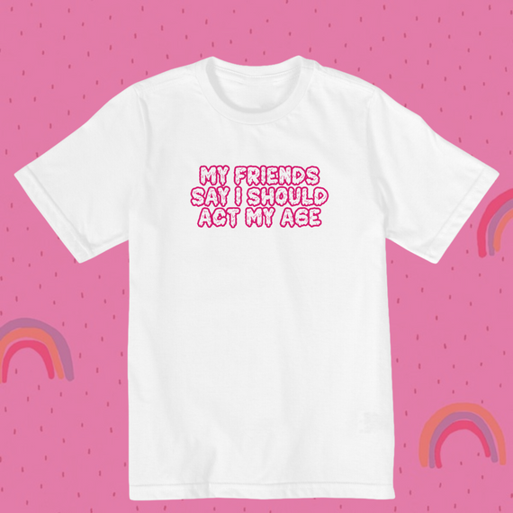 Camiseta Infantil - Whats my age