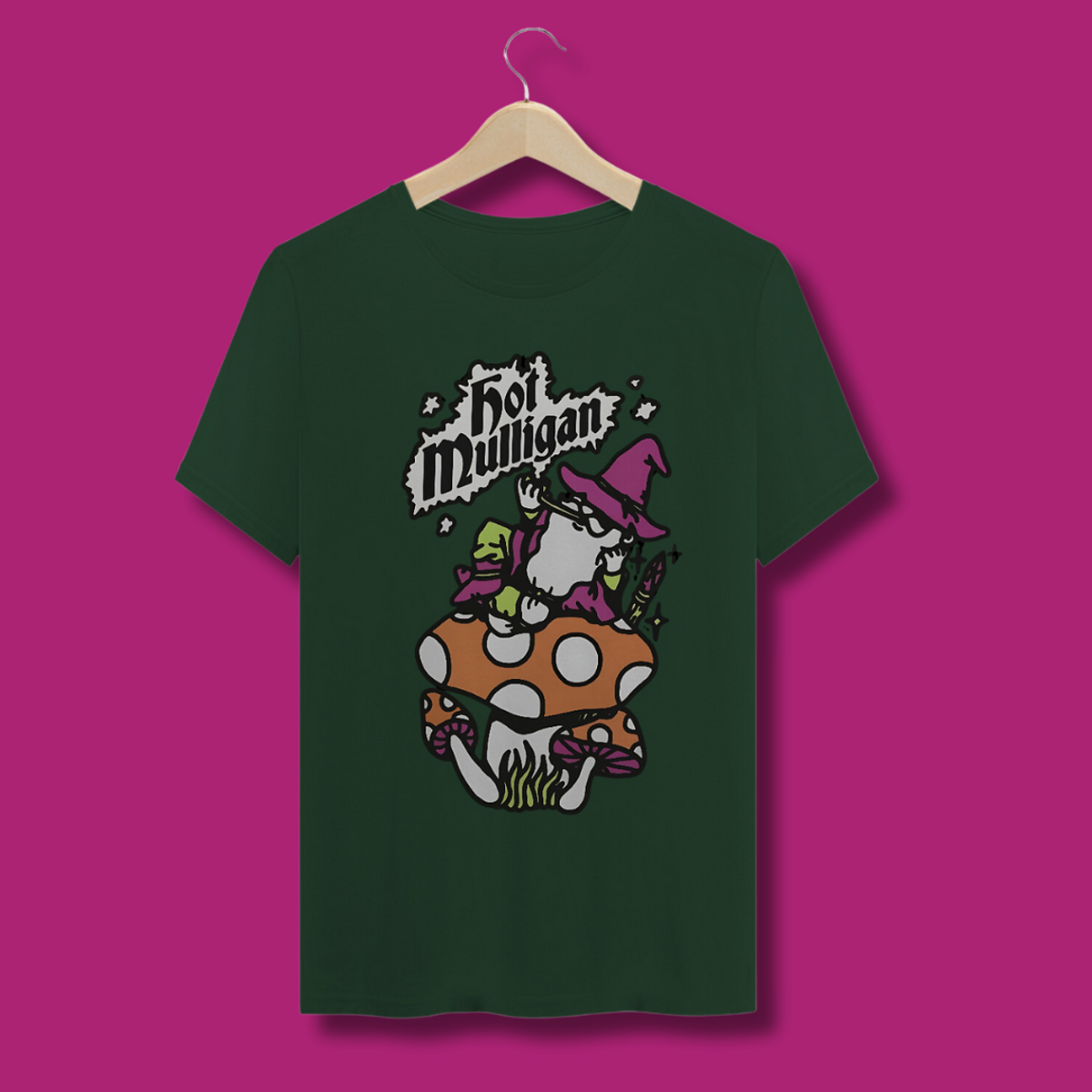 Nome do produto: Camiseta Hot Mulligan - Mushroom Wizard