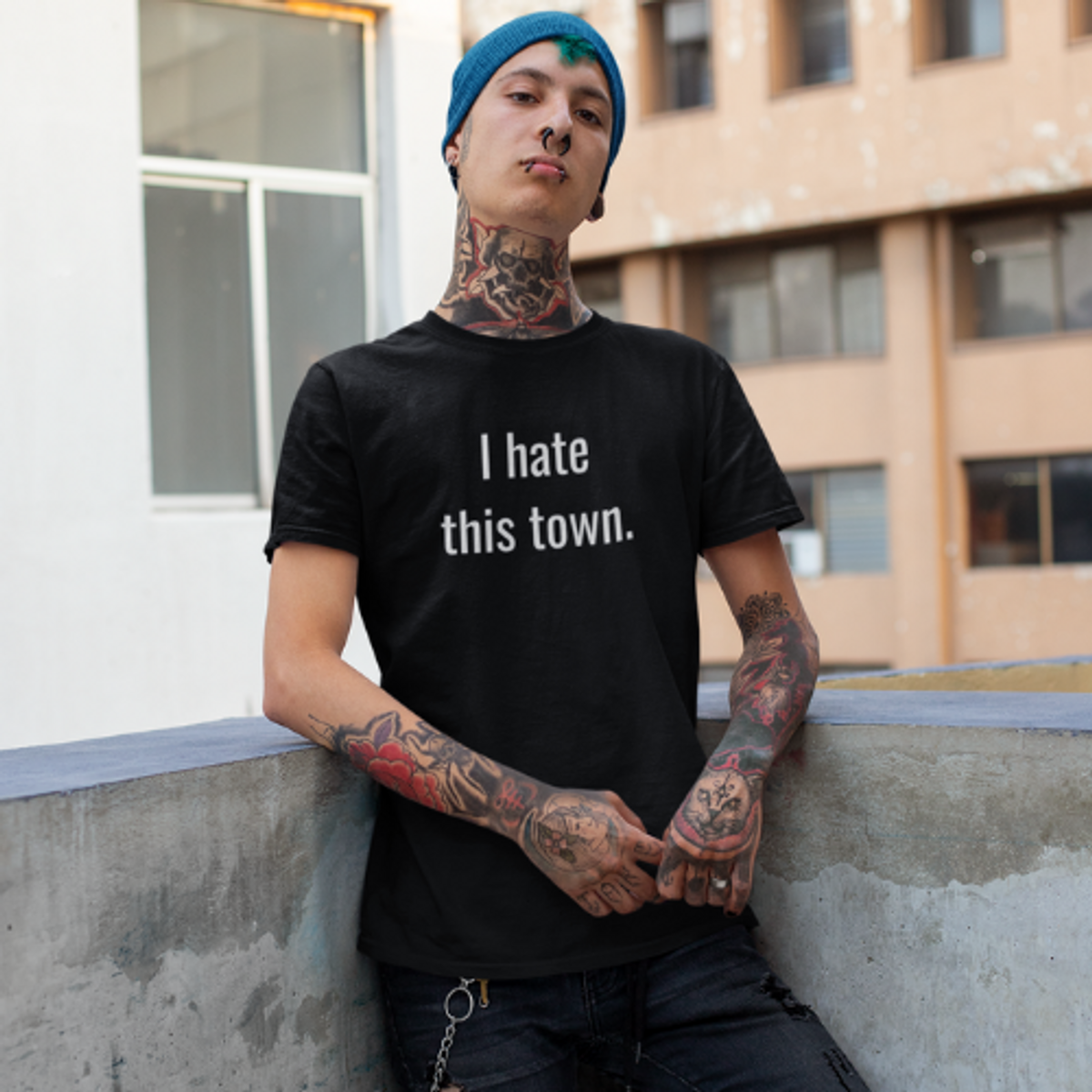 Nome do produto: Camiseta I Hate This Town - A Day To Remember (unissex)