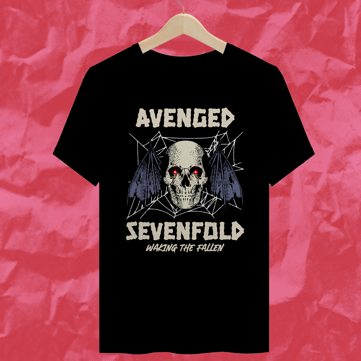 Nome do produto: Camiseta Avenged Sevenfold - Preta