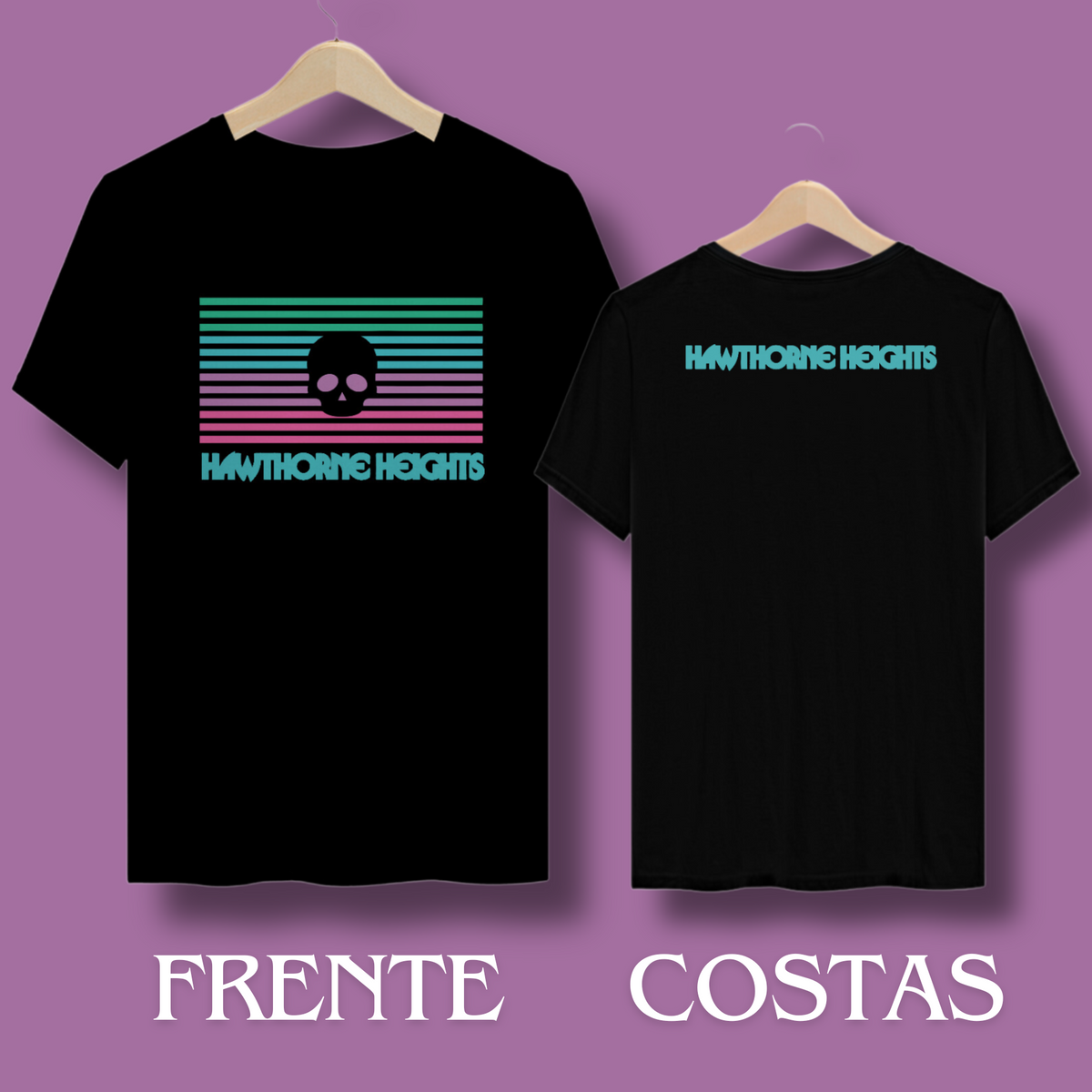 Nome do produto: Camiseta Hawthorne Heights - Skull