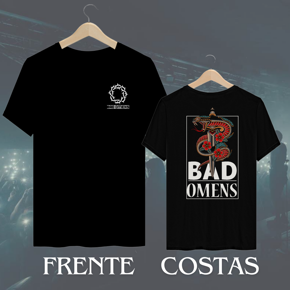 Nome do produto: Camiseta Just Pretend - Bad Omens 