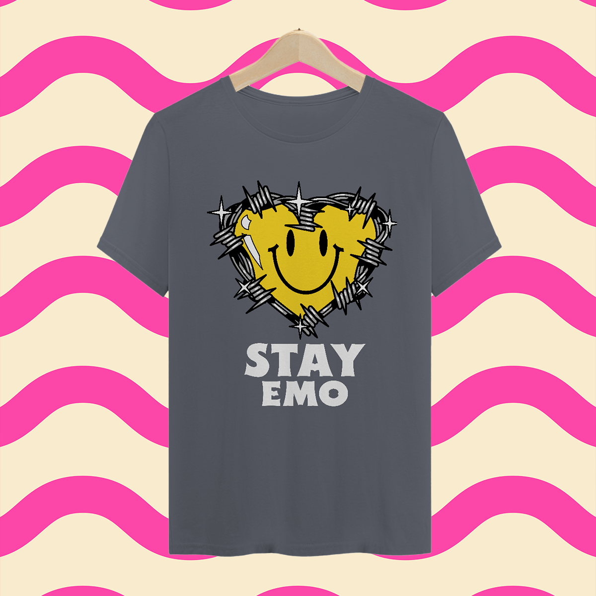 Nome do produto: Camiseta Stay Emo