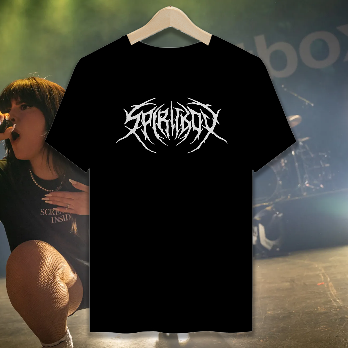 Nome do produto: Camiseta Spiritbox logo
