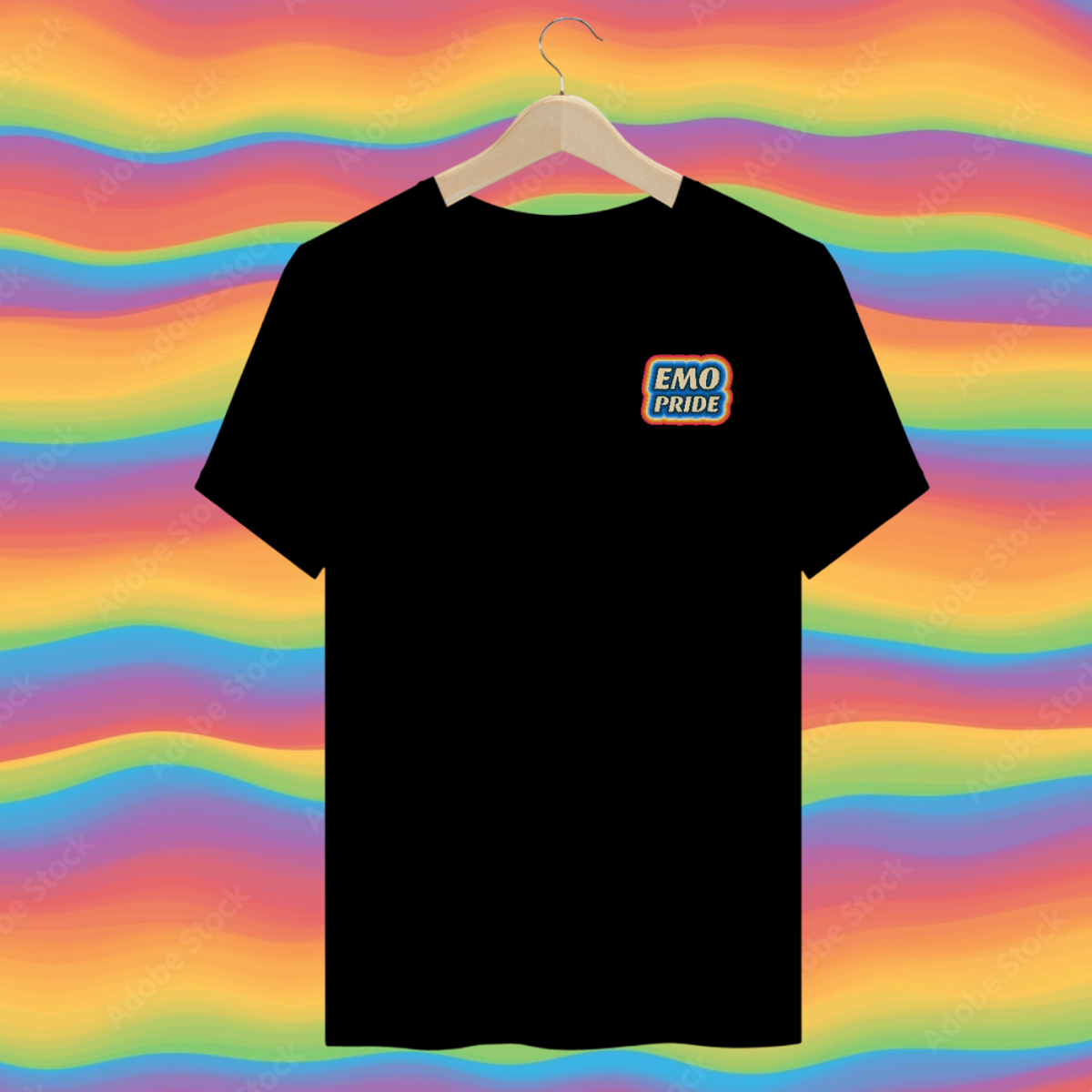 Nome do produto: Camiseta Emo Pride