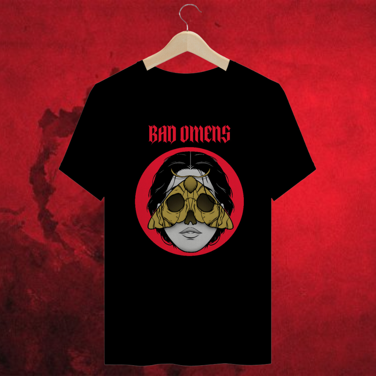 Nome do produto: Camiseta Bad Omens - Butterfly Face