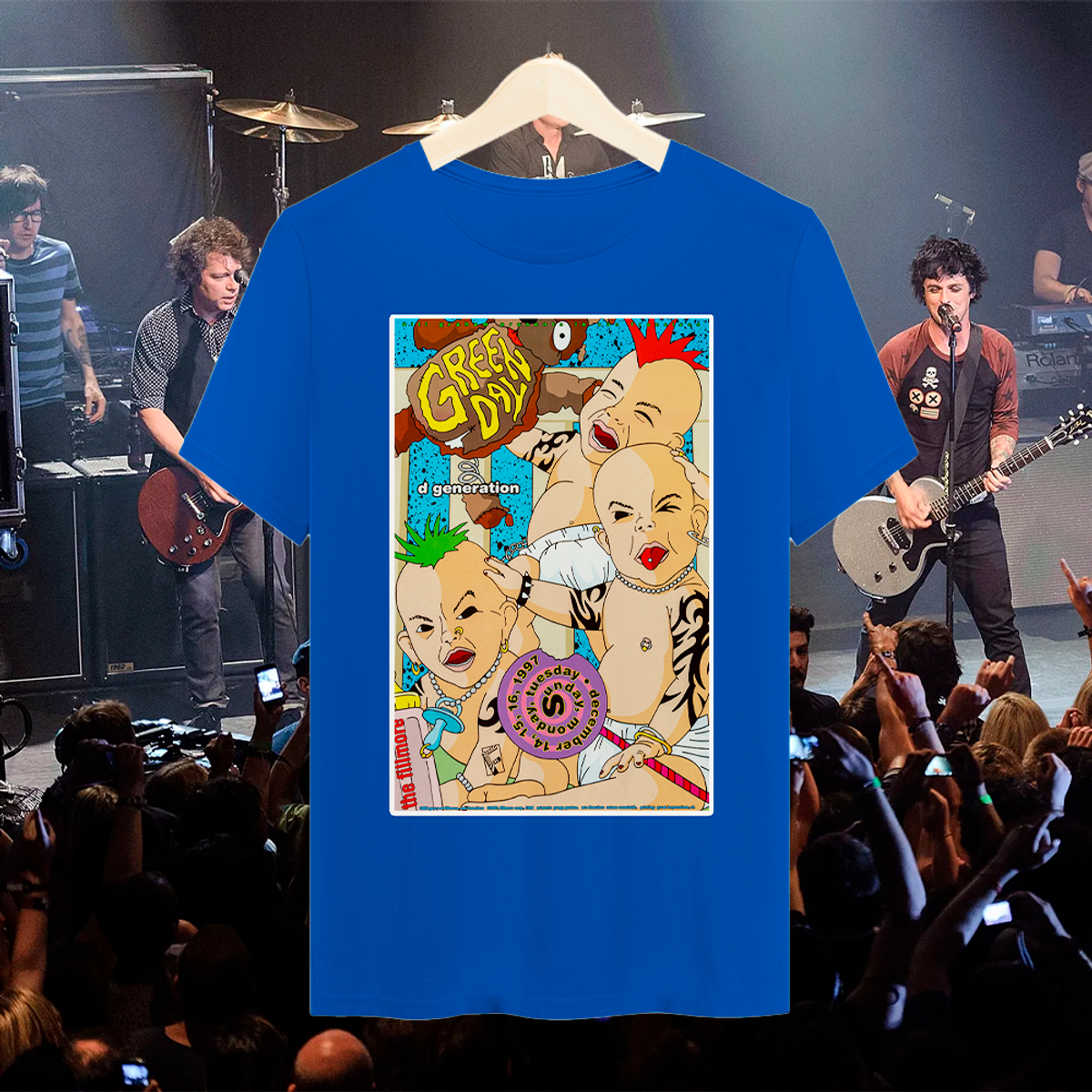 Nome do produto: Camiseta Green Day - Babies 