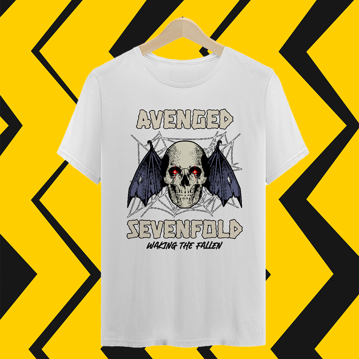 Nome do produto: Camiseta Avenged Sevenfold - Branca