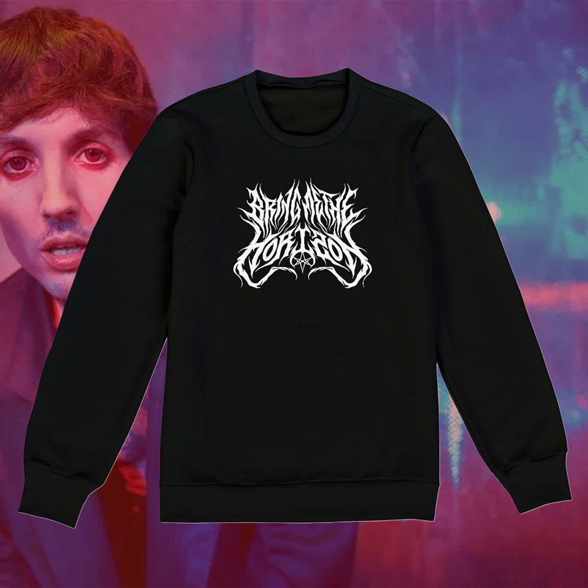 Nome do produto: Moletom Bring Me The Horizon - Logo Black