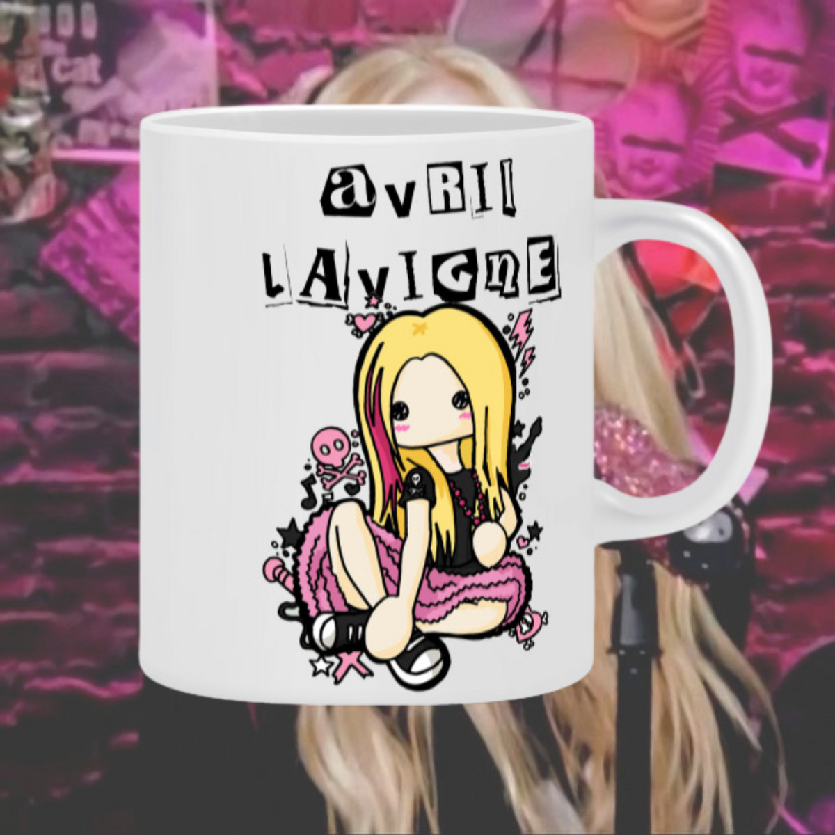 Nome do produto: Caneca Avril Lavigne - The Best Damn Coffee