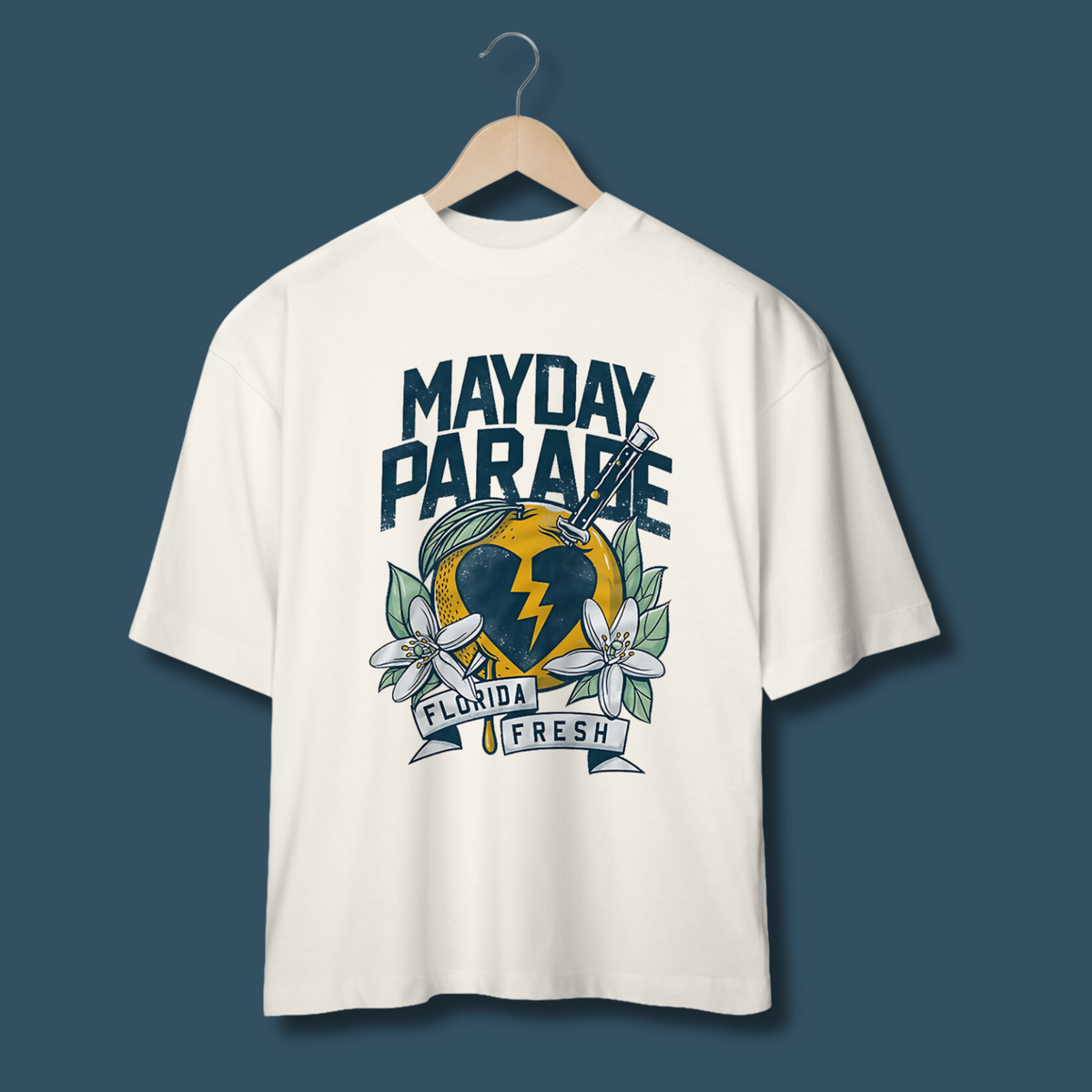 Nome do produto: Camiseta Oversized Mayday Parade