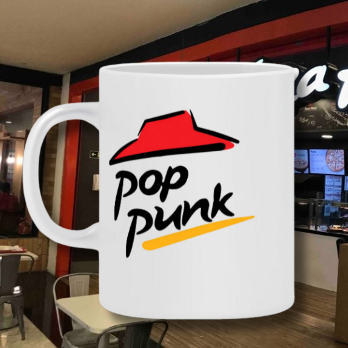 Nome do produto: Caneca Pop Punk - Pizza Hut 