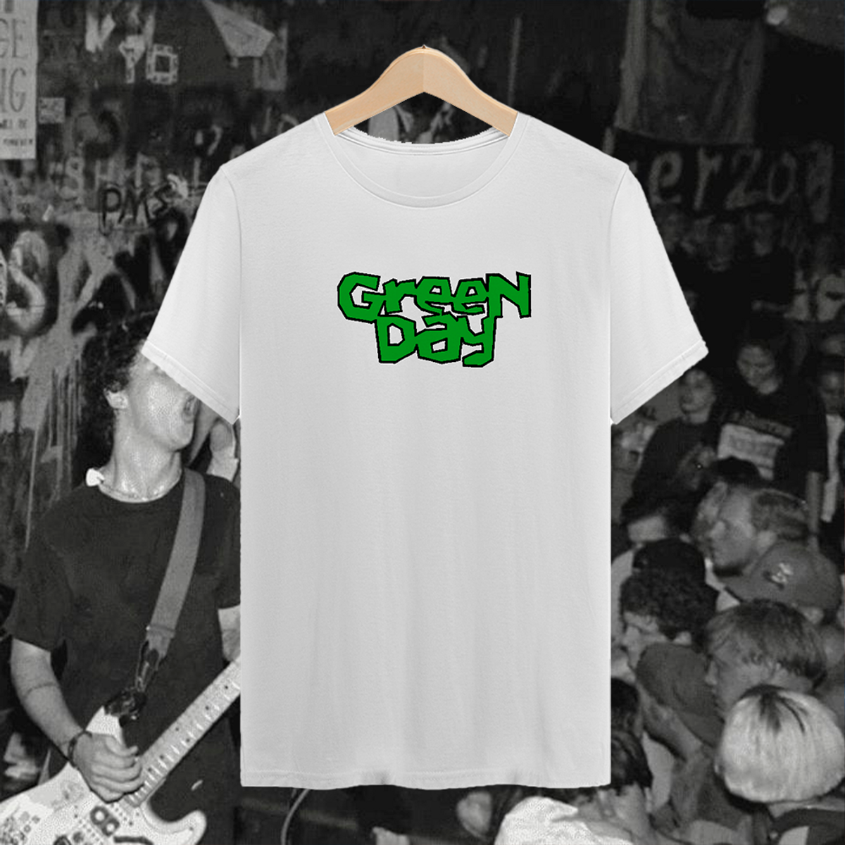 Nome do produto: Camiseta Green Day - Logo