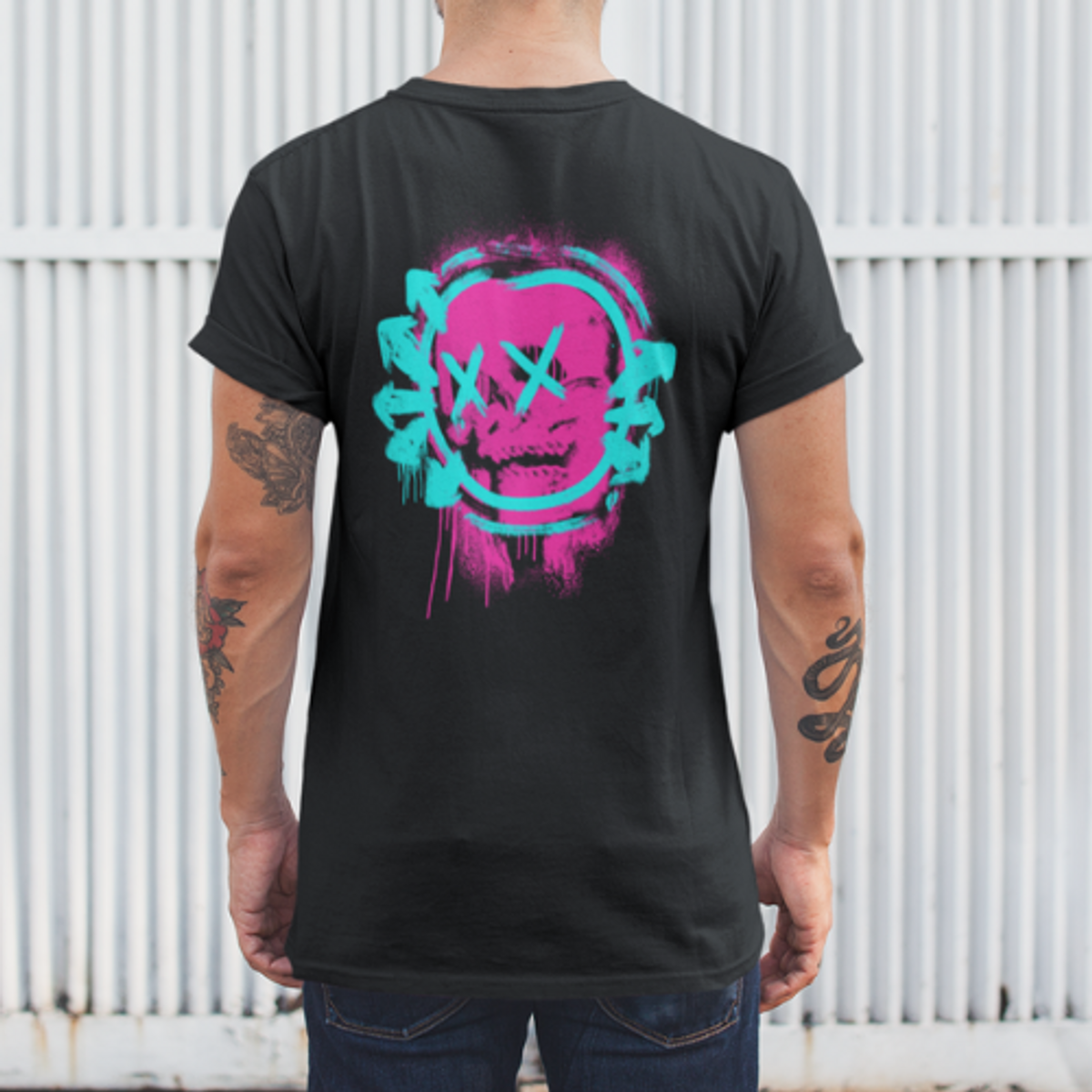 Nome do produto: Camiseta Skull - blink-182 (unissex)