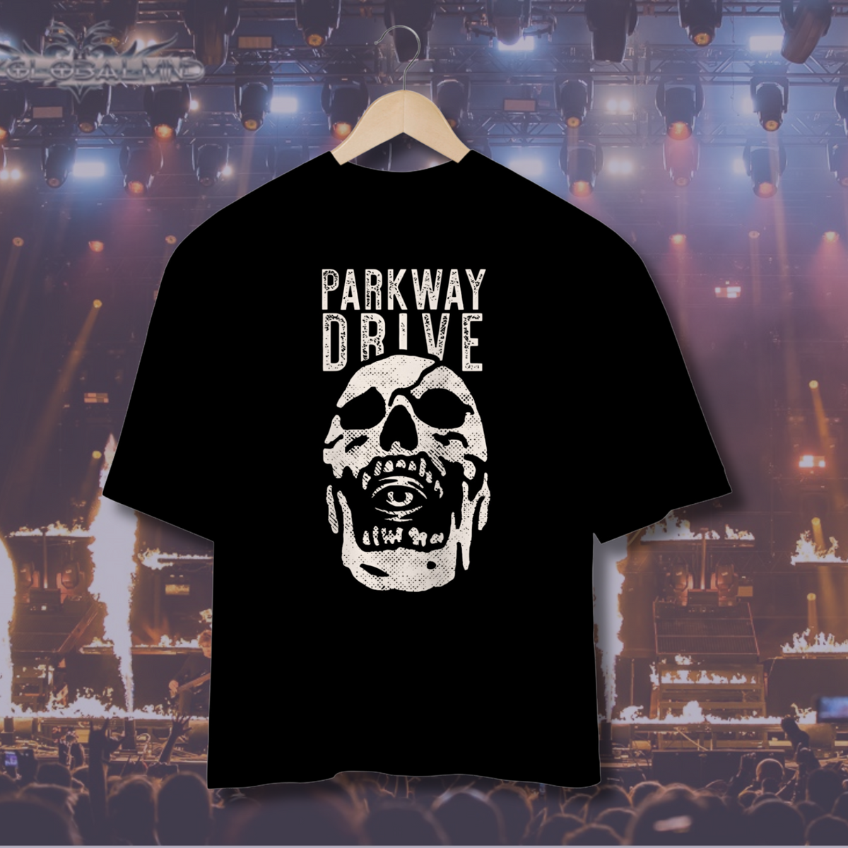 Nome do produto: Camiseta Oversized Parkway Drive - Colored