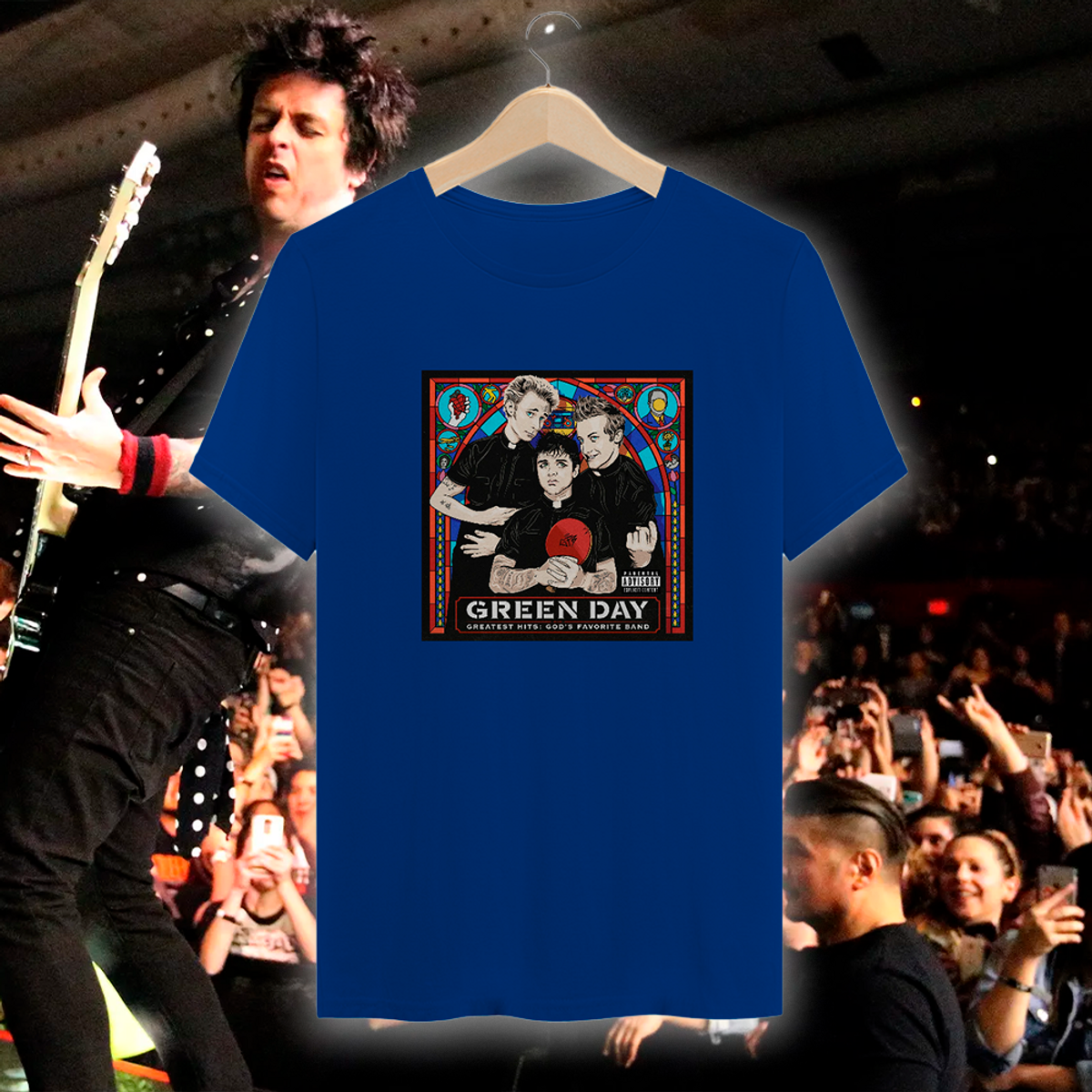 Nome do produto: Camiseta Green Day - Gods Favorite