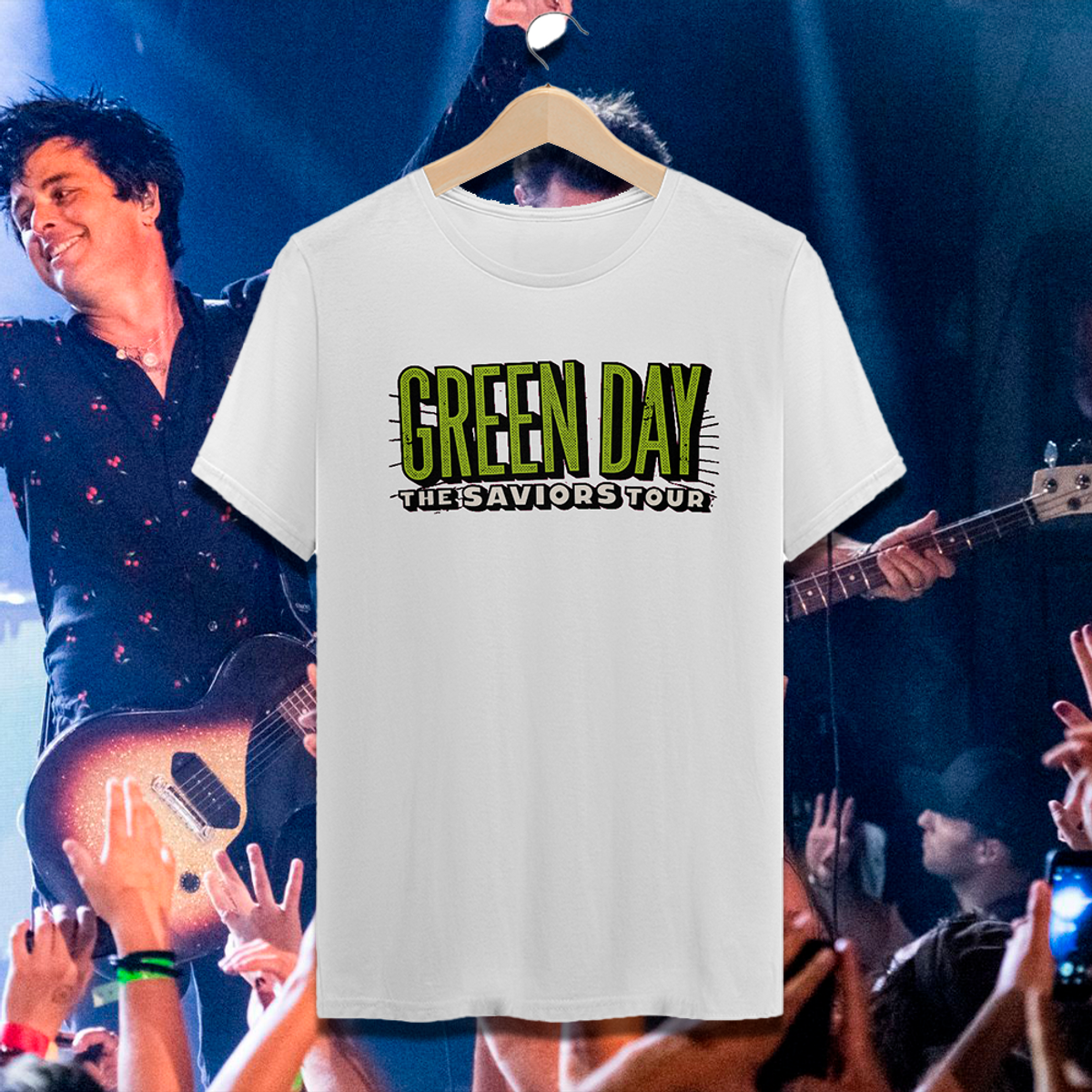 Nome do produto: Camiseta Green Day - Saviors