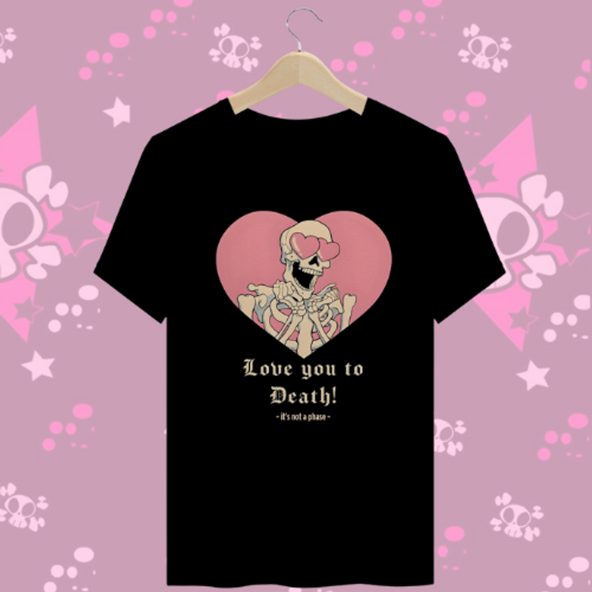 Nome do produto: Camiseta Love you to death