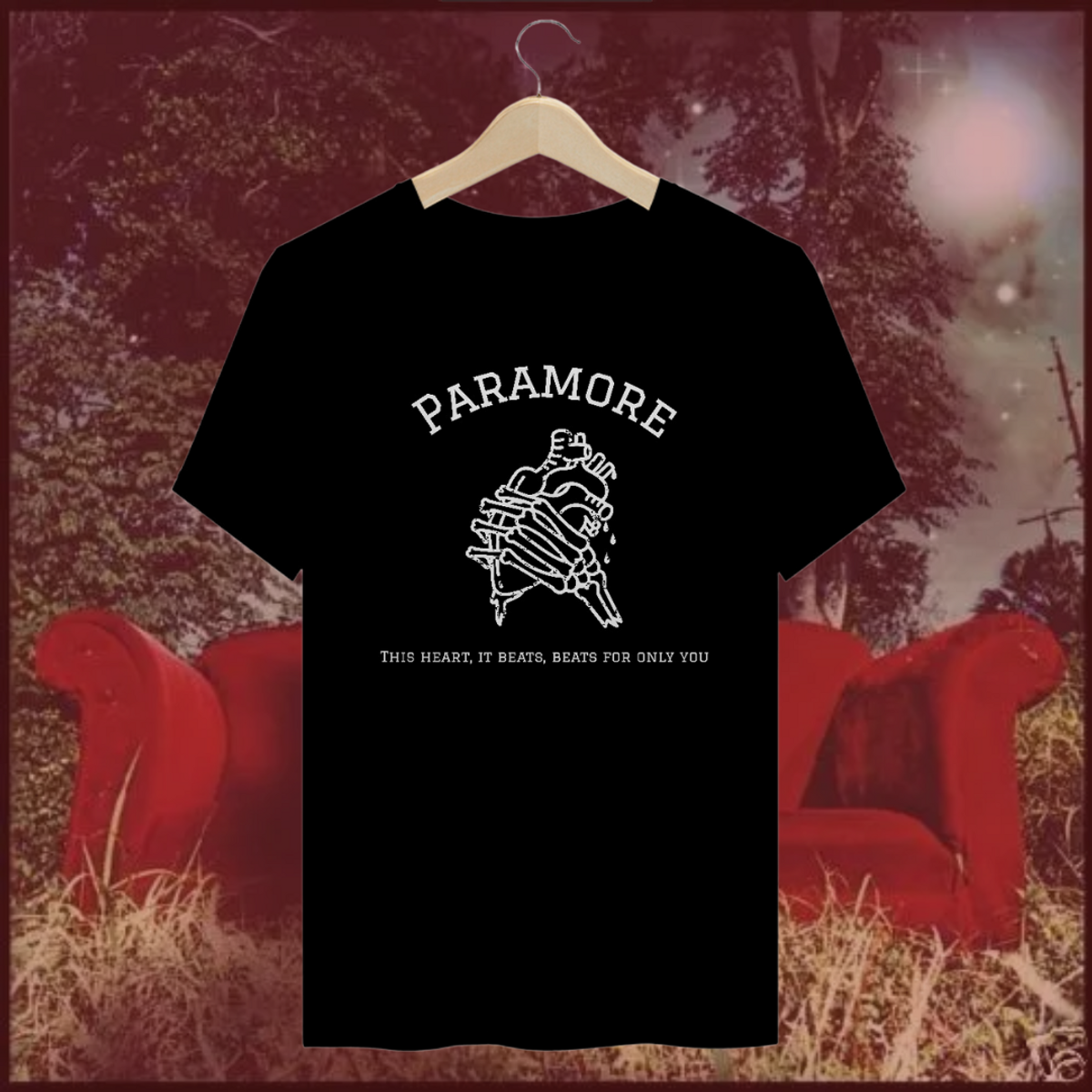 Nome do produto: Camiseta My Heart - Paramore