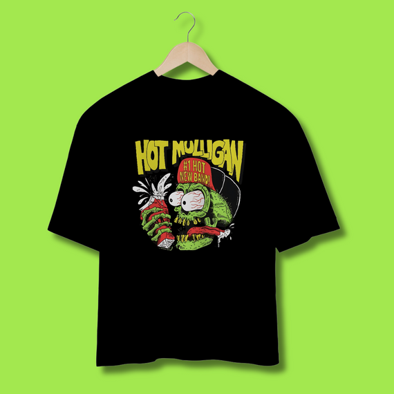 Camiseta Oversized Hot Mulligan - Hot New Band