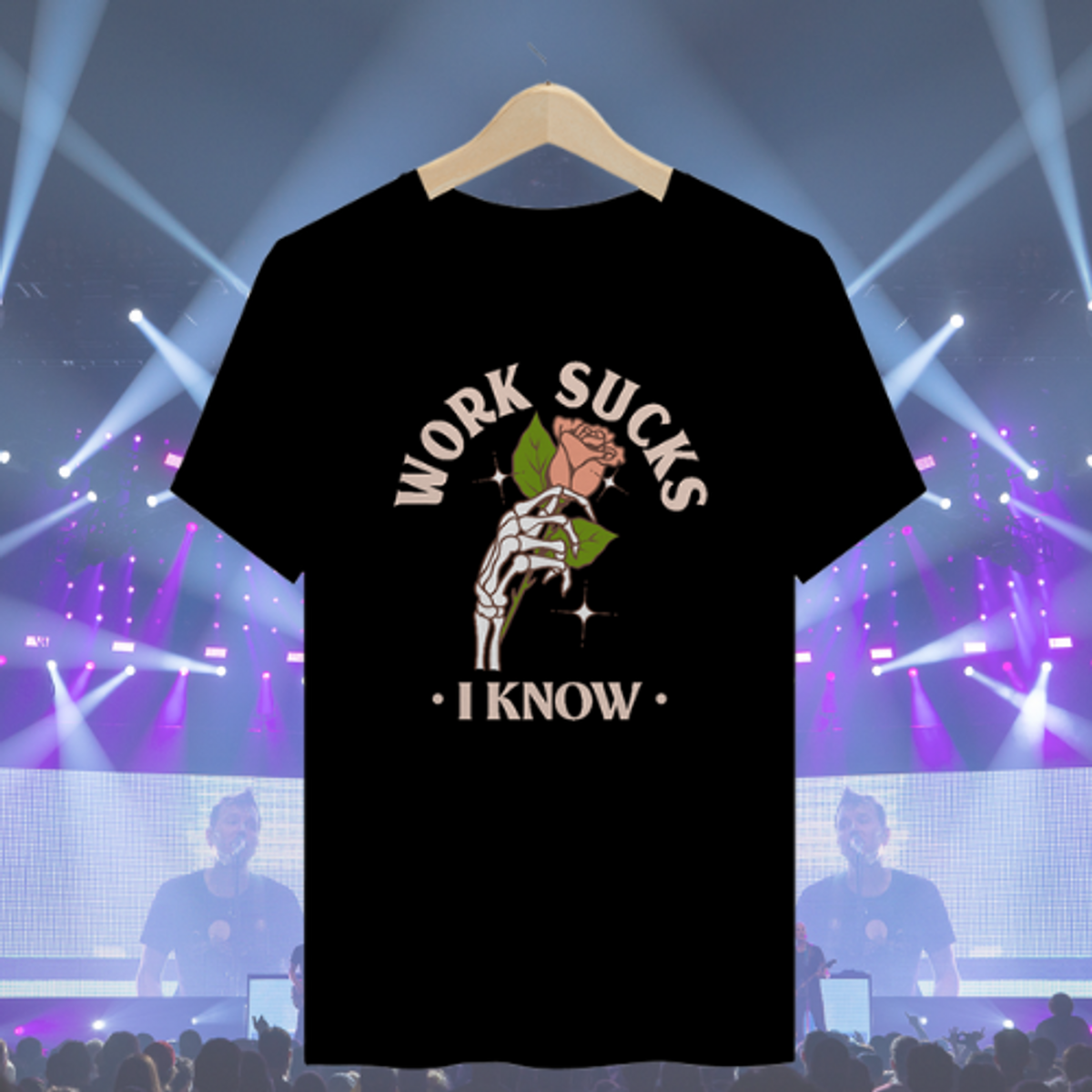 Nome do produto: Camiseta Work Sucks - blink-182 (unissex)