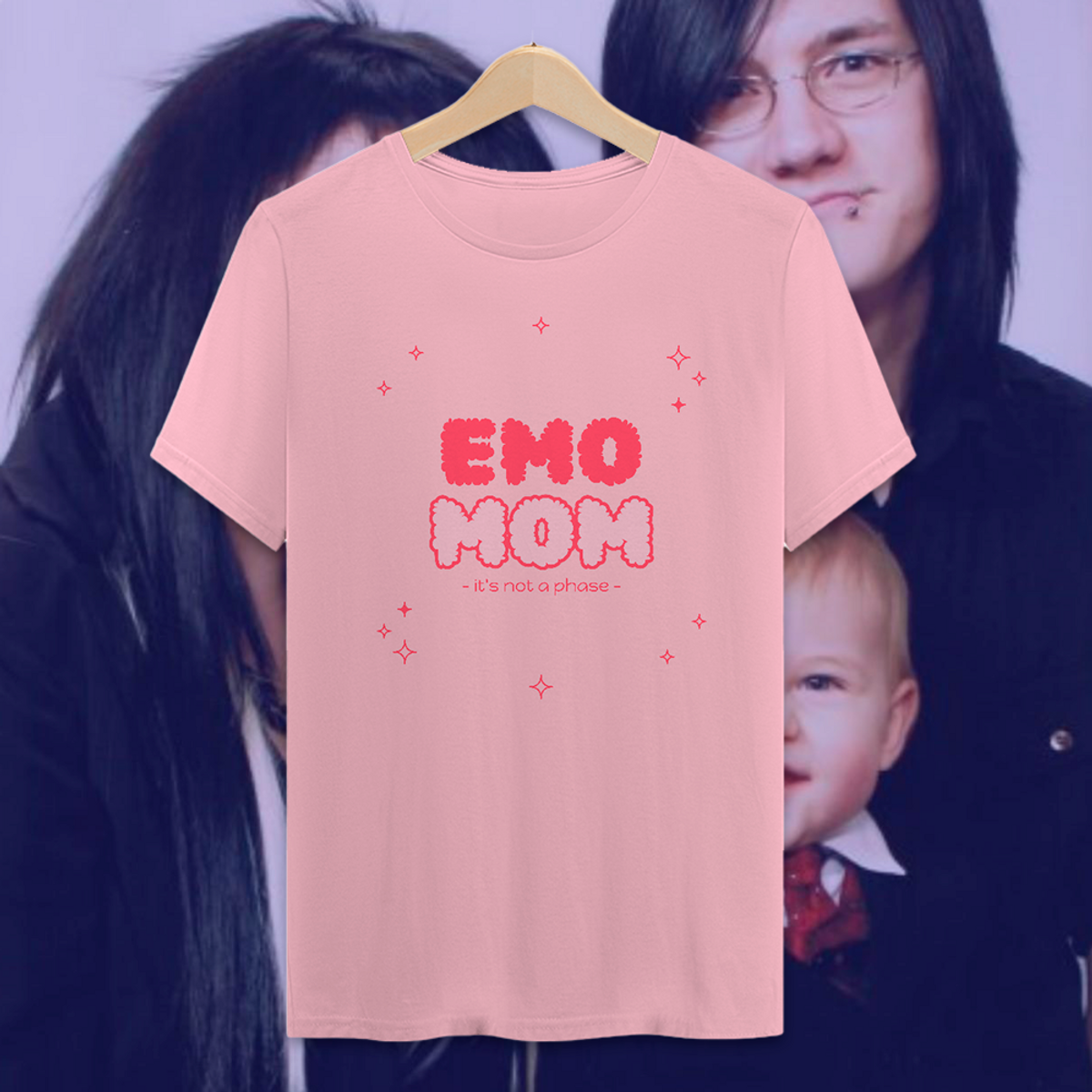 Nome do produto: Camiseta Emo Mom