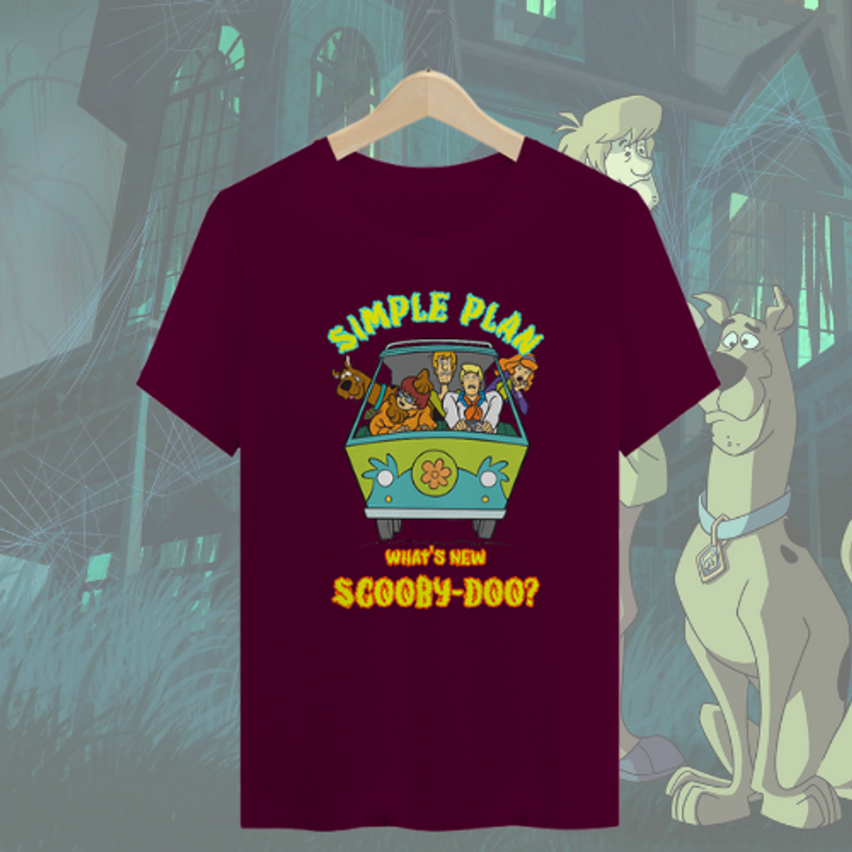 Nome do produto: Camiseta Scooby-Doo - Simple plan (unissex)