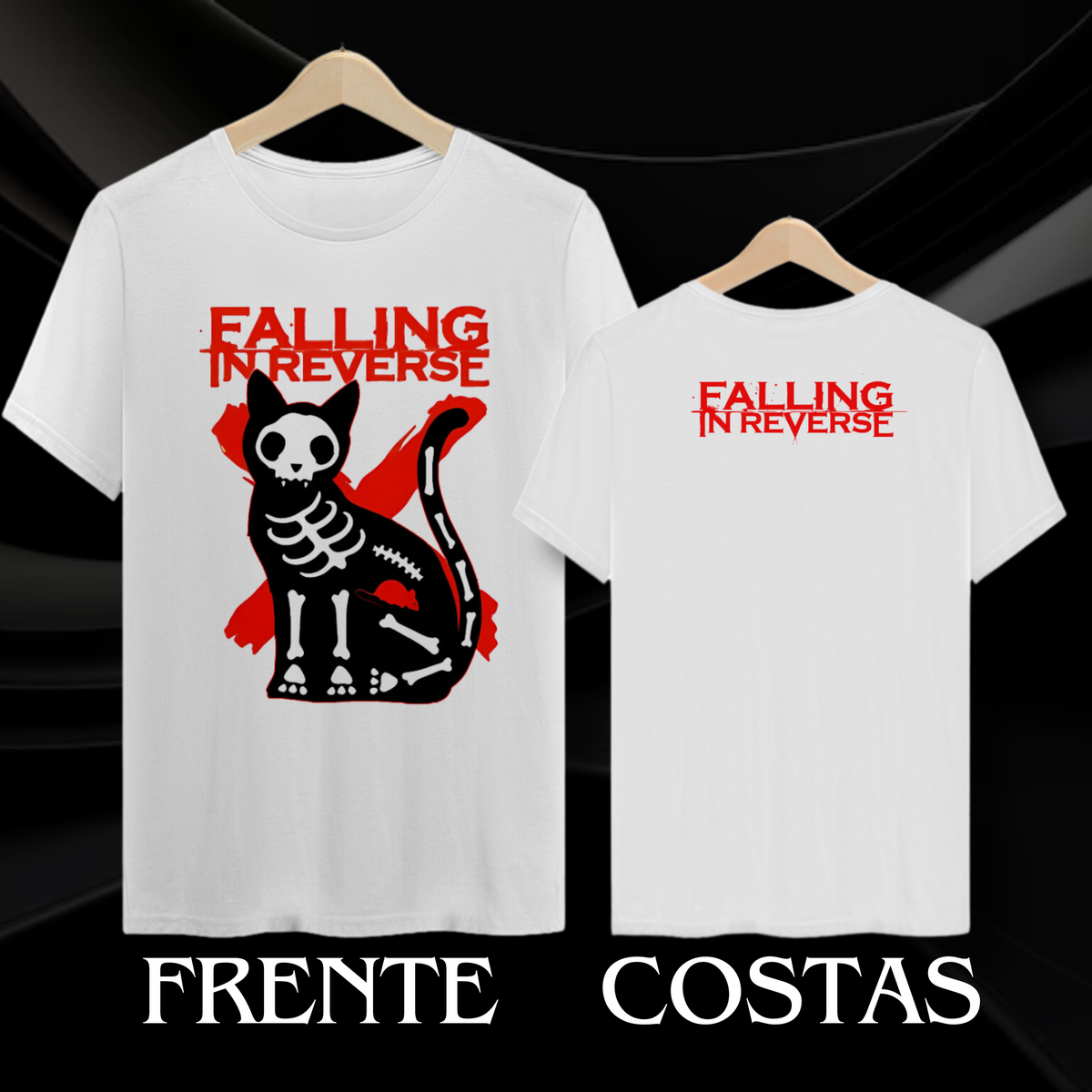 Nome do produto: Camiseta Falling In Reverse - X-Ray Cat