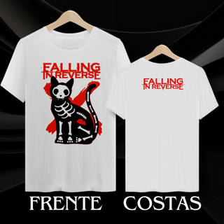 Nome do produtoCamiseta Falling In Reverse - X-Ray Cat