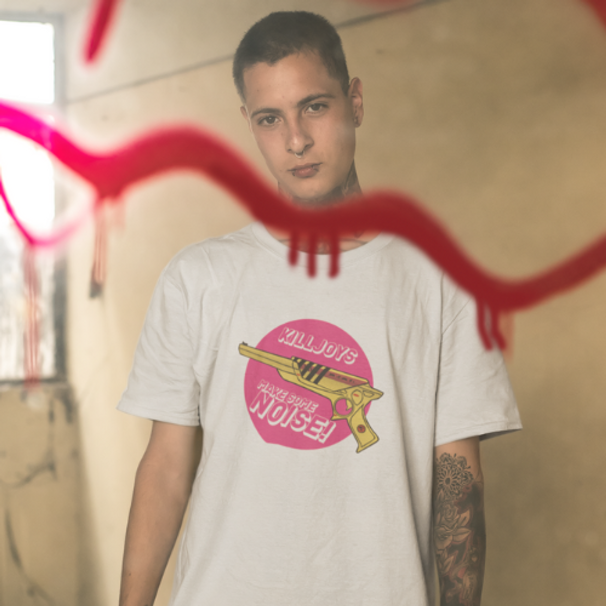 Nome do produto: Camiseta Killjoys Party Poison Gun - My Chemical Romance  (unissex)