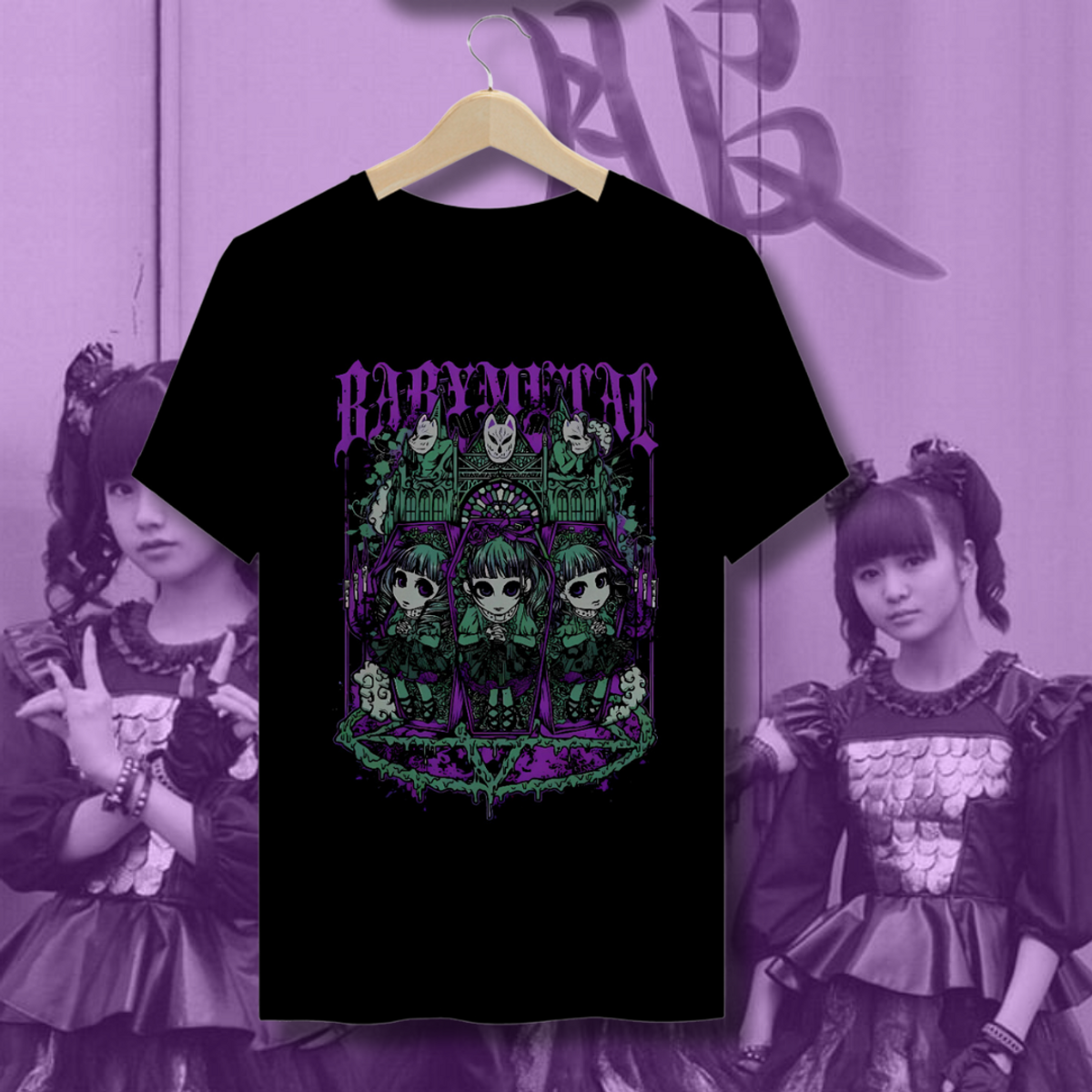 Nome do produto: Camiseta Babymetal - Megitstune