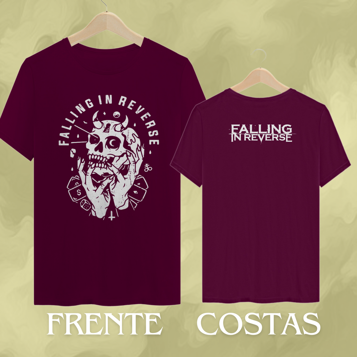 Nome do produto: Camiseta Falling In Reverse - Skull 