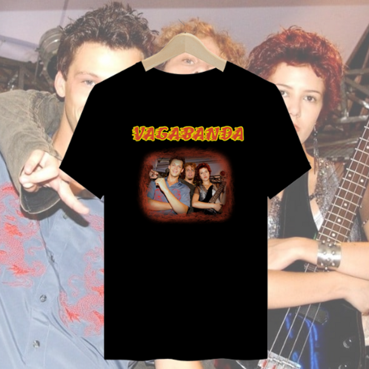 Nome do produto: Camiseta Vagabanda (unissex)