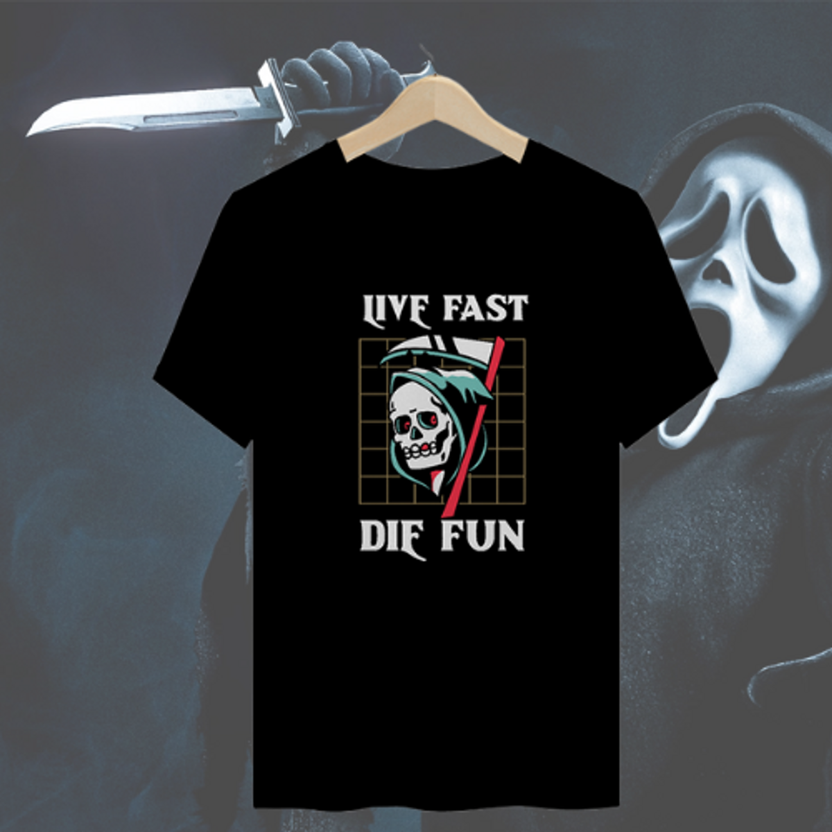 Nome do produto: Camiseta Live Fast  (unissex)