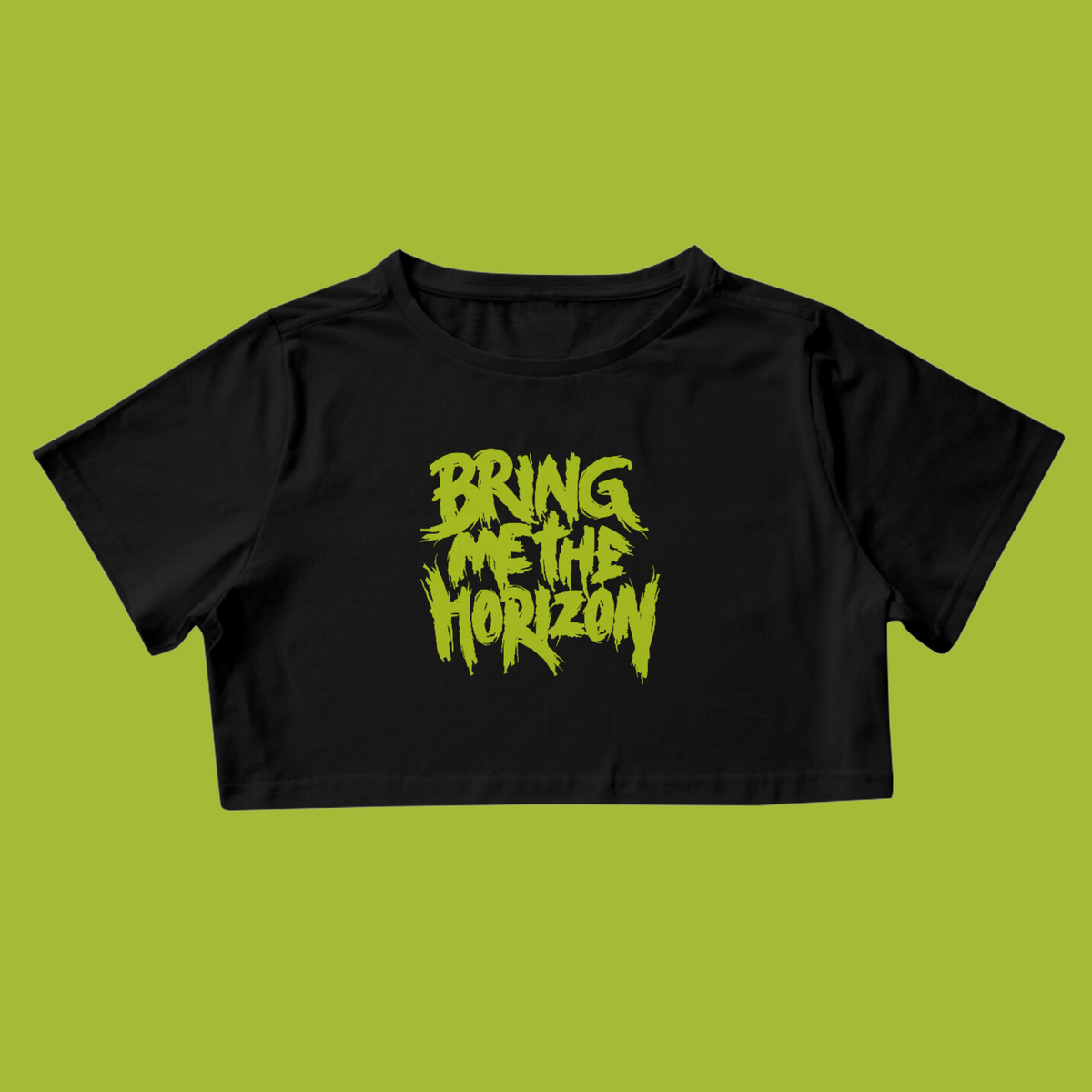 Nome do produto: Cropped Bring Me The Horizon - Green