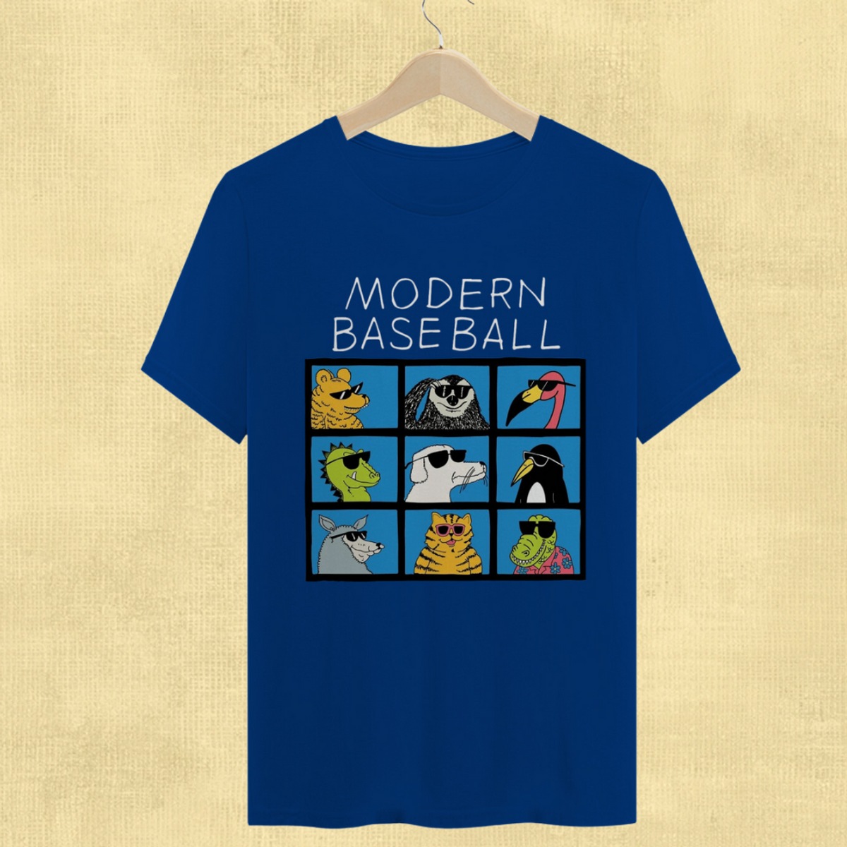 Nome do produto: Camiseta Modern Baseball - Cool Animals