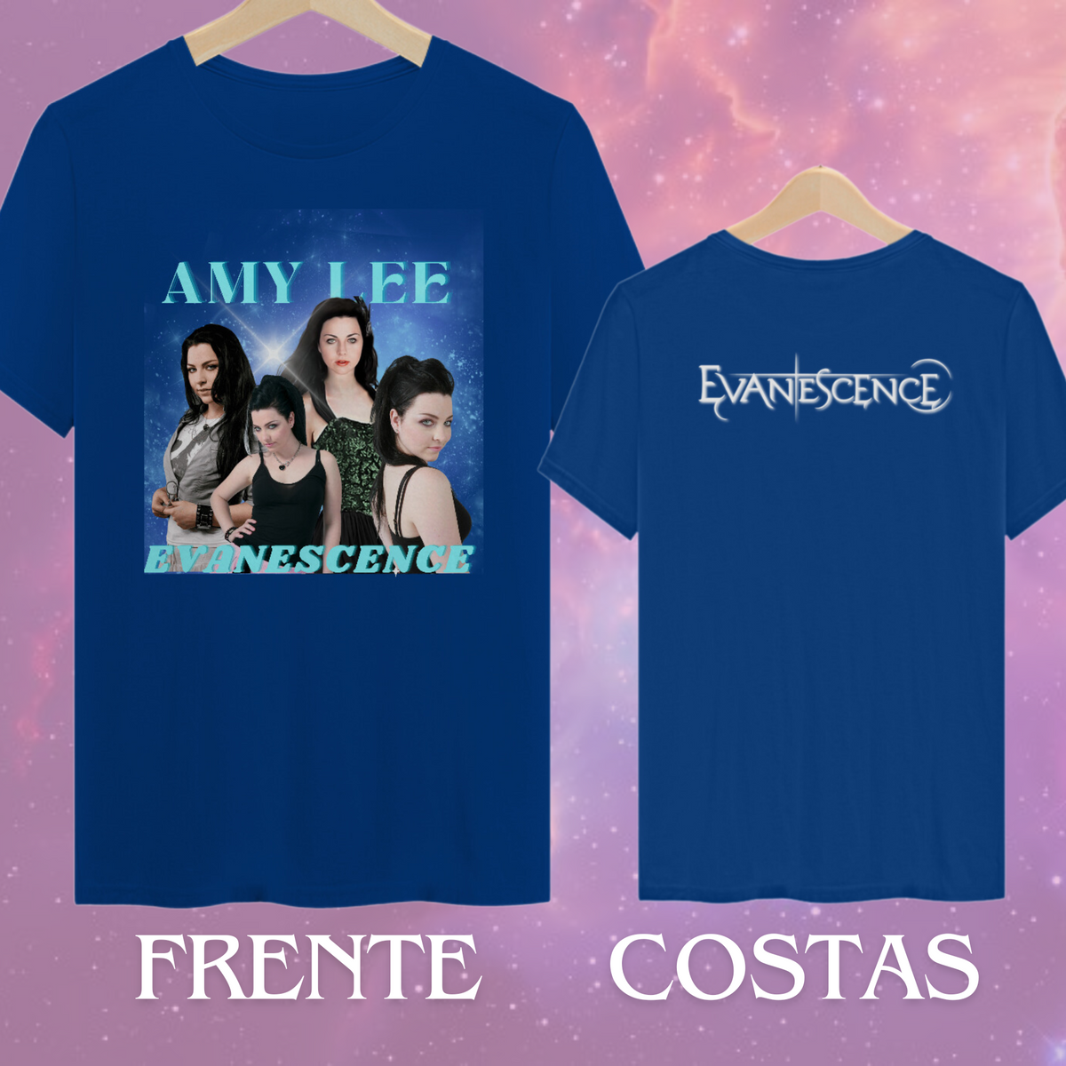 Nome do produto: Camiseta Evanescence - Custom Amy Lee