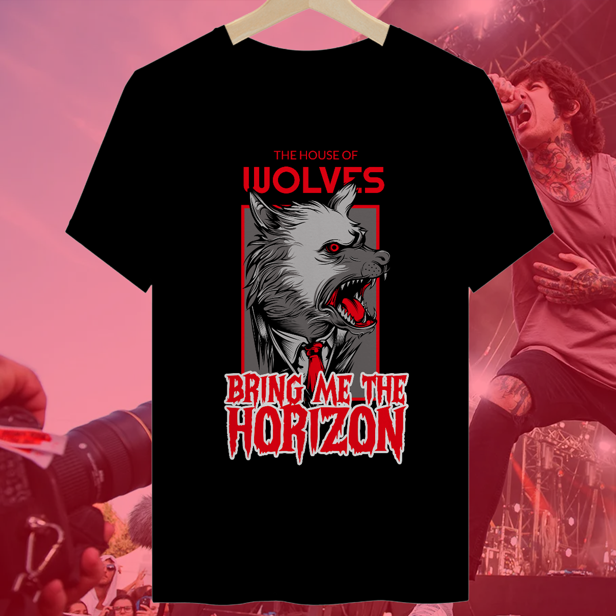 Nome do produto: Camiseta The House Of Wolves - BMTH