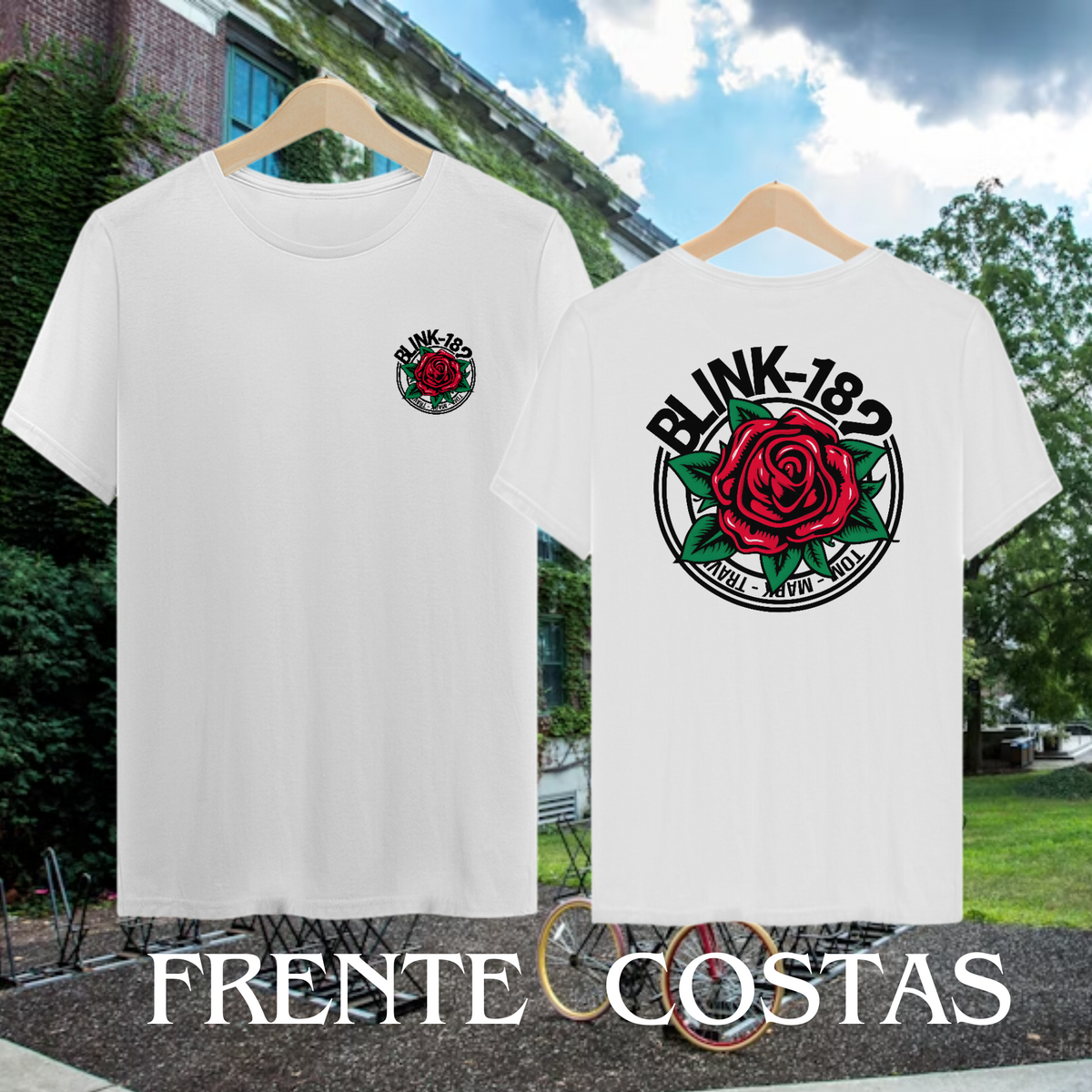 Nome do produto: Camiseta College - blink-182
