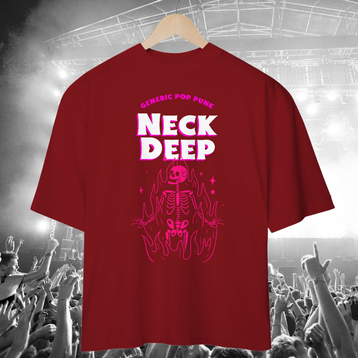 Nome do produto: Camiseta Oversized Neck Deep 