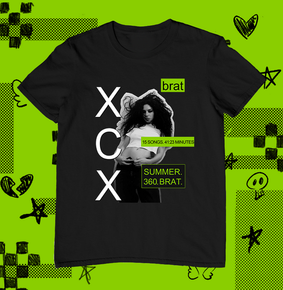 Camiseta Charli XCX - brat album