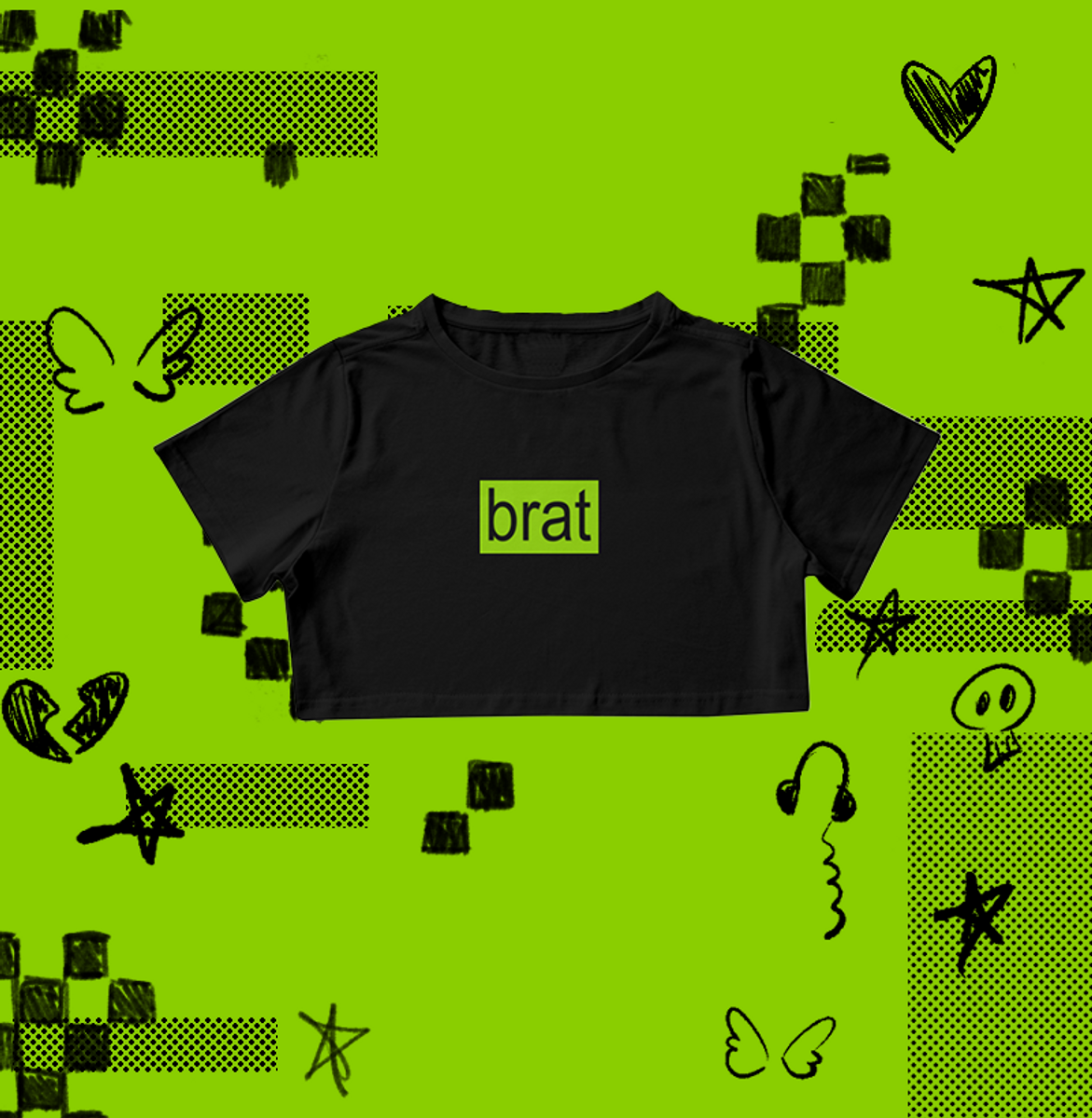 Nome do produto: Cropped Charli XCX - brat