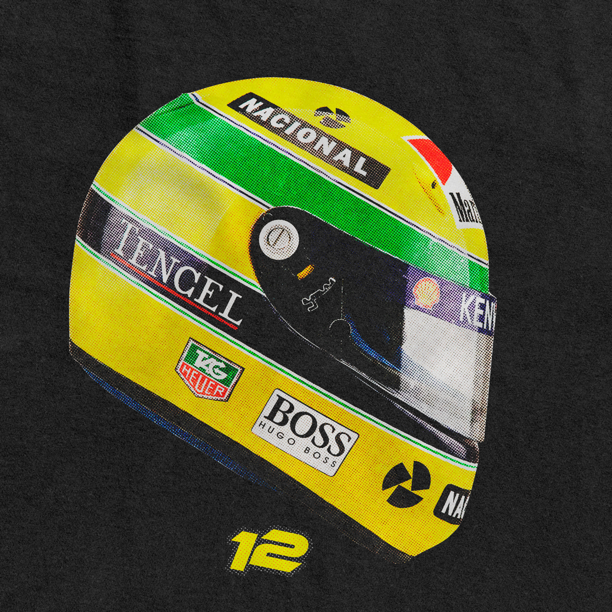 Nome do produto: Oversized - DELUXE F1 HELMET - #12