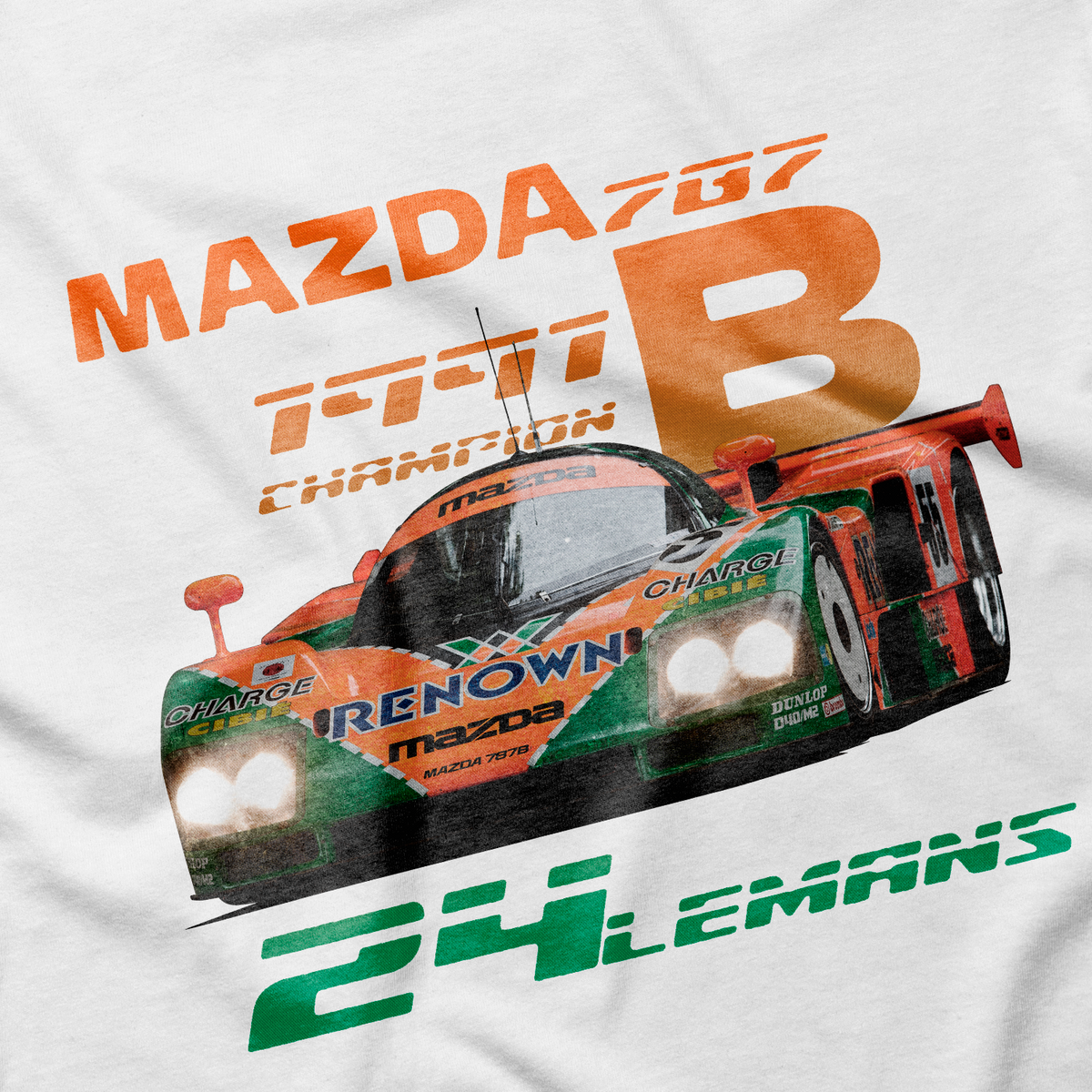 Nome do produto: Oversized - LEMANS DELUXE - MAZDA 787B