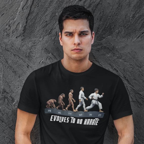 Camiseta Karate Evolução