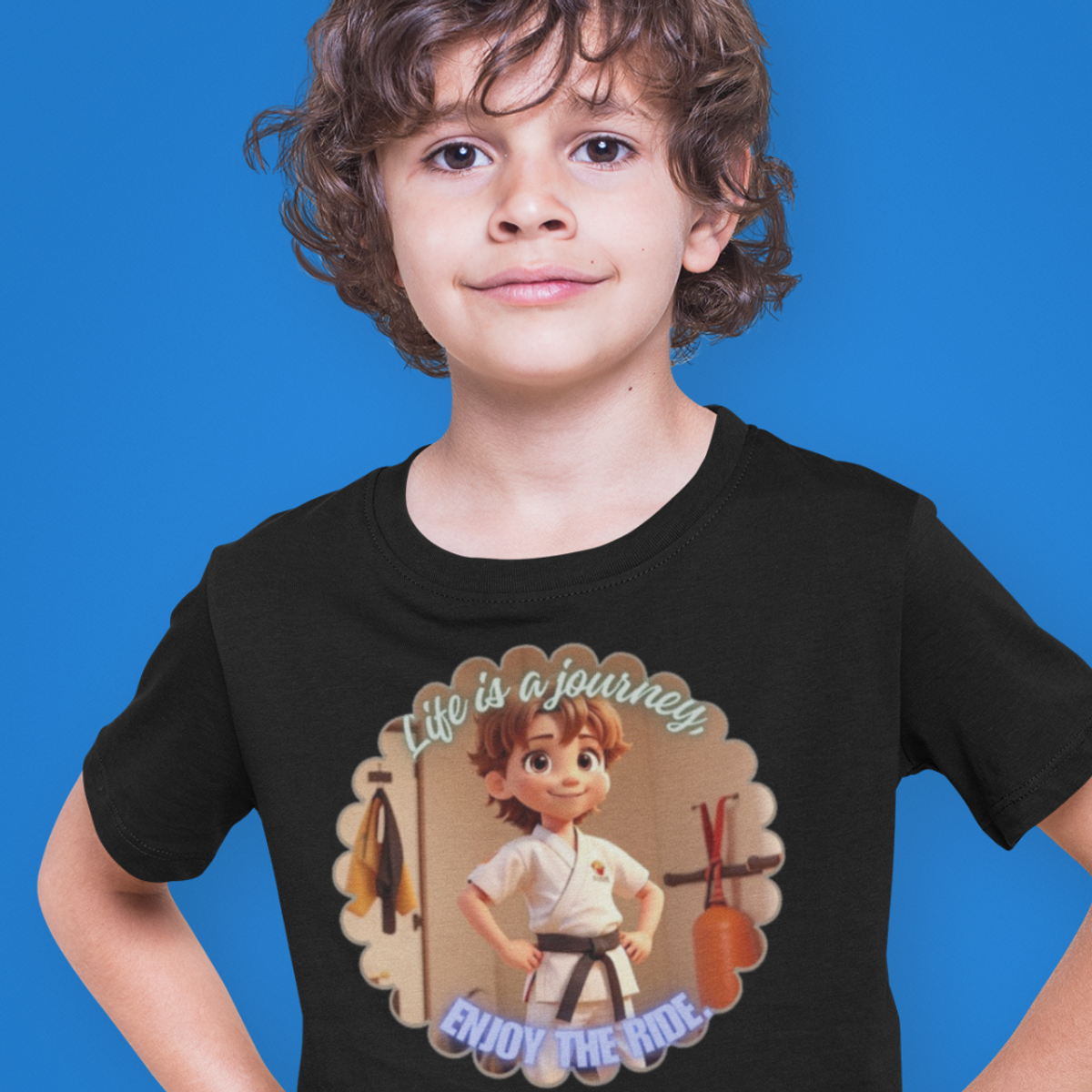 Nome do produto: Camiseta Infantil Karate