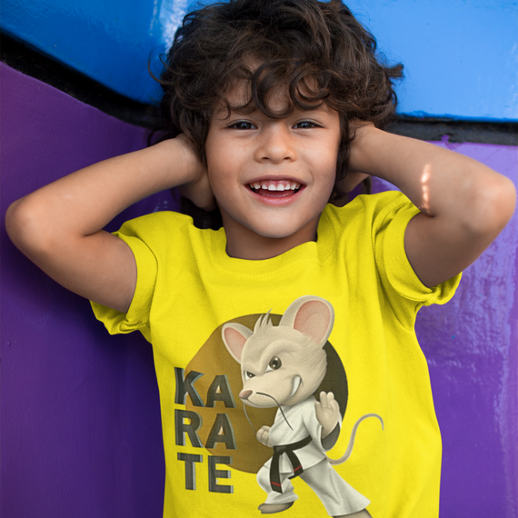 Camiseta karate kids